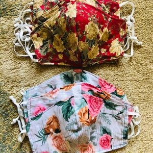 Floral face mask